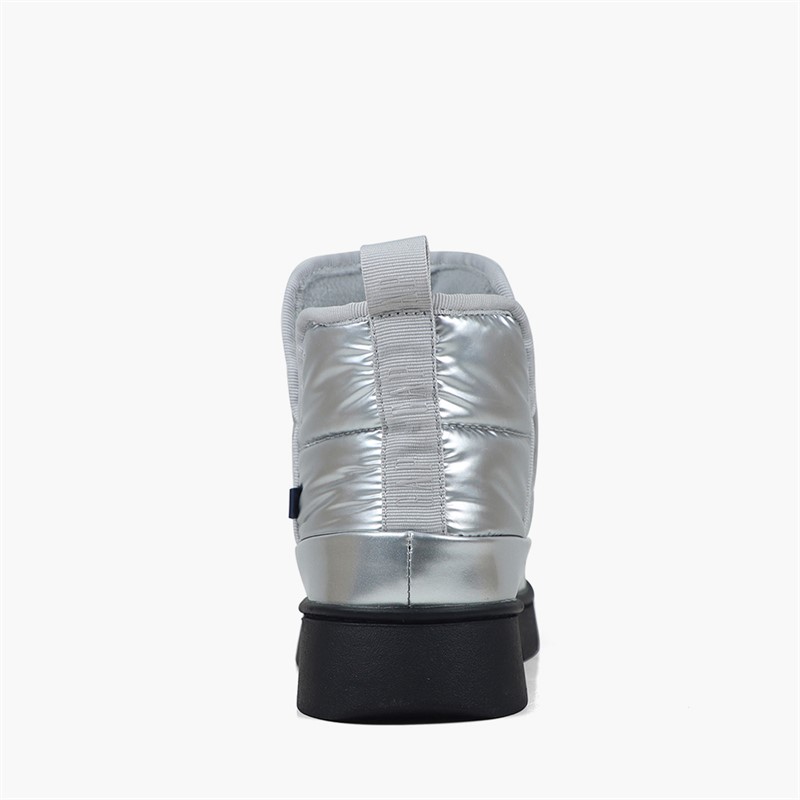 GAP Womens Alabama Mid Snow Boots Silver
