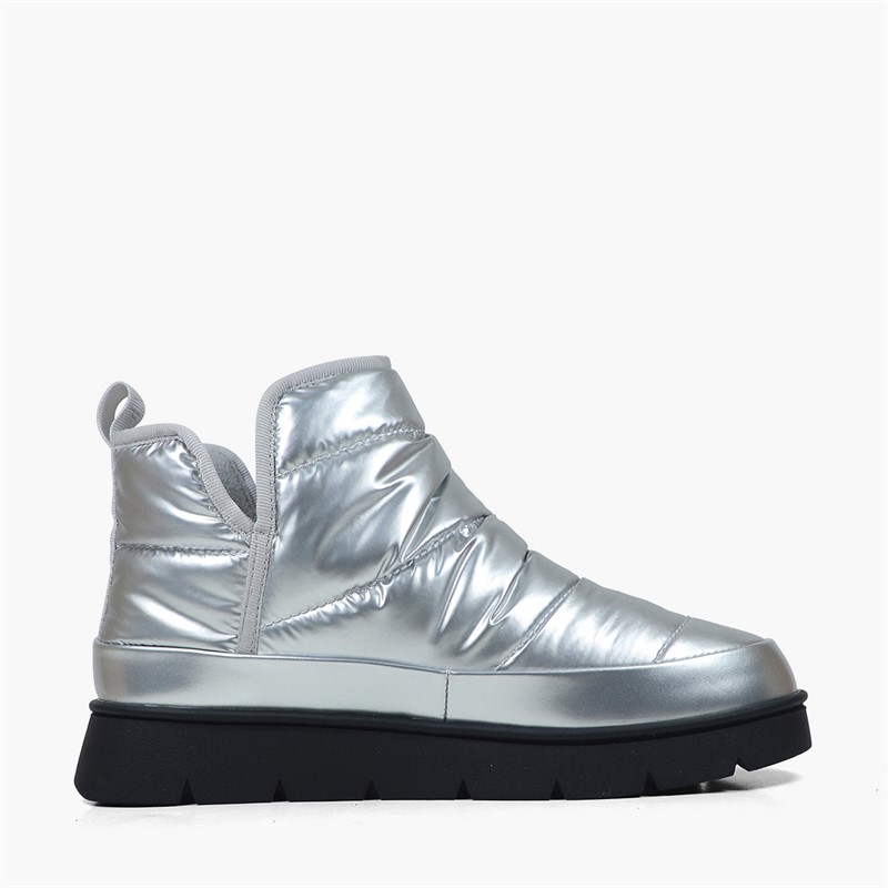 GAP Womens Alabama Mid Snow Boots Silver