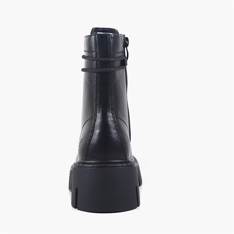 GAP Womens Brigitte Lace Up Boots Black
