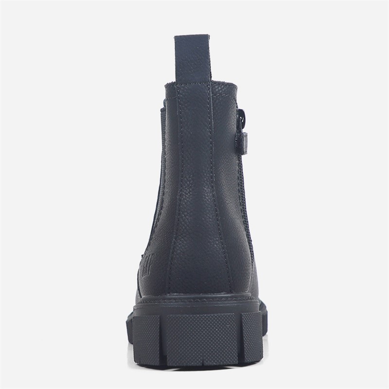 GAP Girls Layette Chelsea Boots Black Nubuck