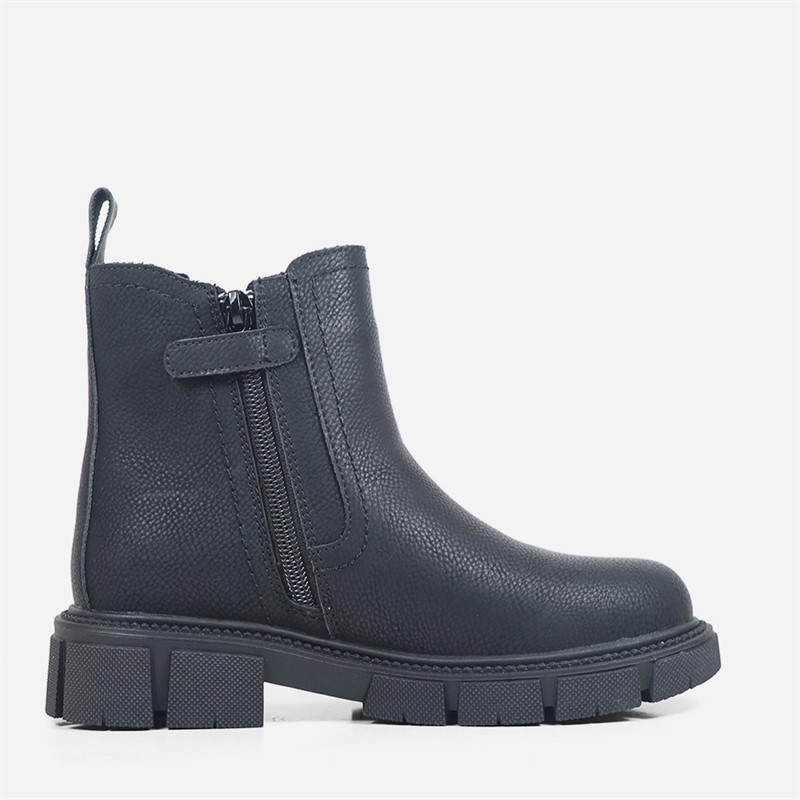 GAP Girls Layette Chelsea Boots Black Nubuck