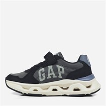 GAP Boys San Francisco Trainers Black/Charcoal Grey Black Ch Grey