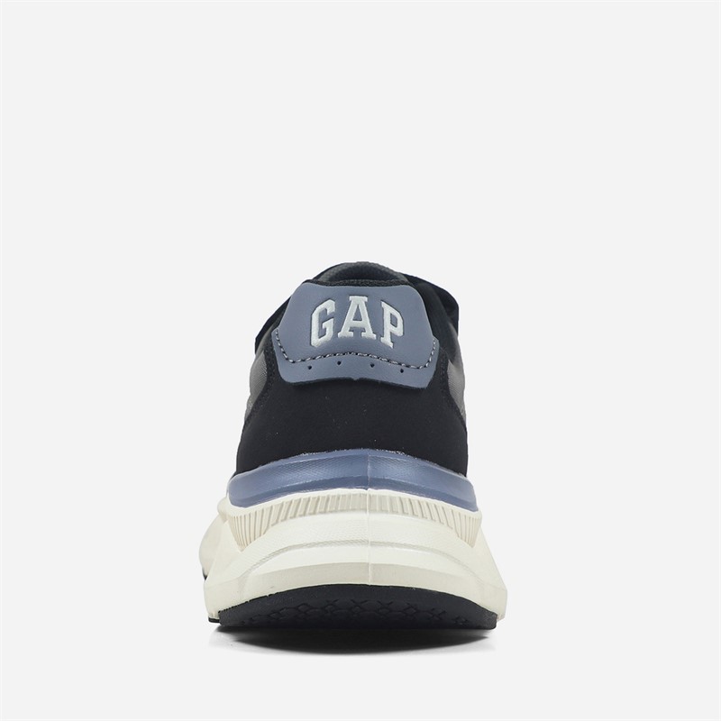 GAP Boys San Francisco Trainers Black/Charcoal Grey Black Ch Grey