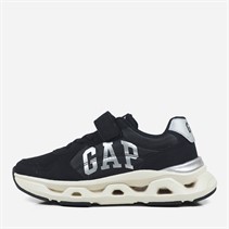 GAP Boys San Francisco Trainers Black/Silver Black Silver