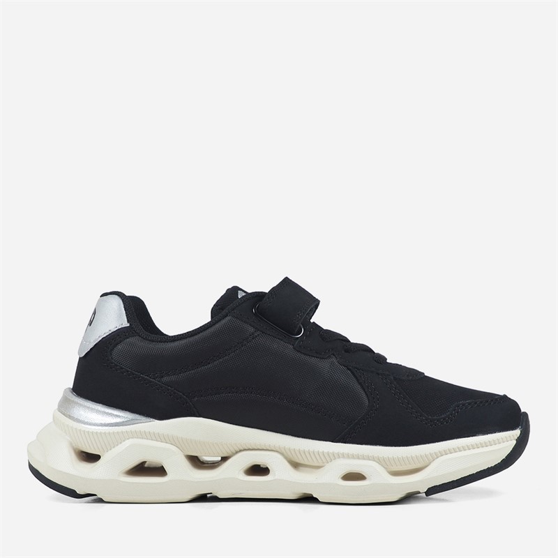 GAP Boys San Francisco Trainers Black/Silver Black Silver