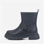 GAP Girls Danbury Buckle Boots Black Nubuck
