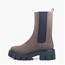 GAP Womens Sophia High Chelsea Boots Praline