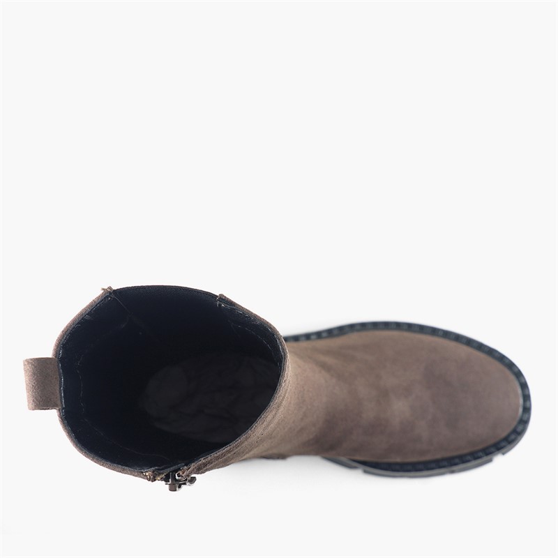 GAP Womens Sophia High Chelsea Boots Praline