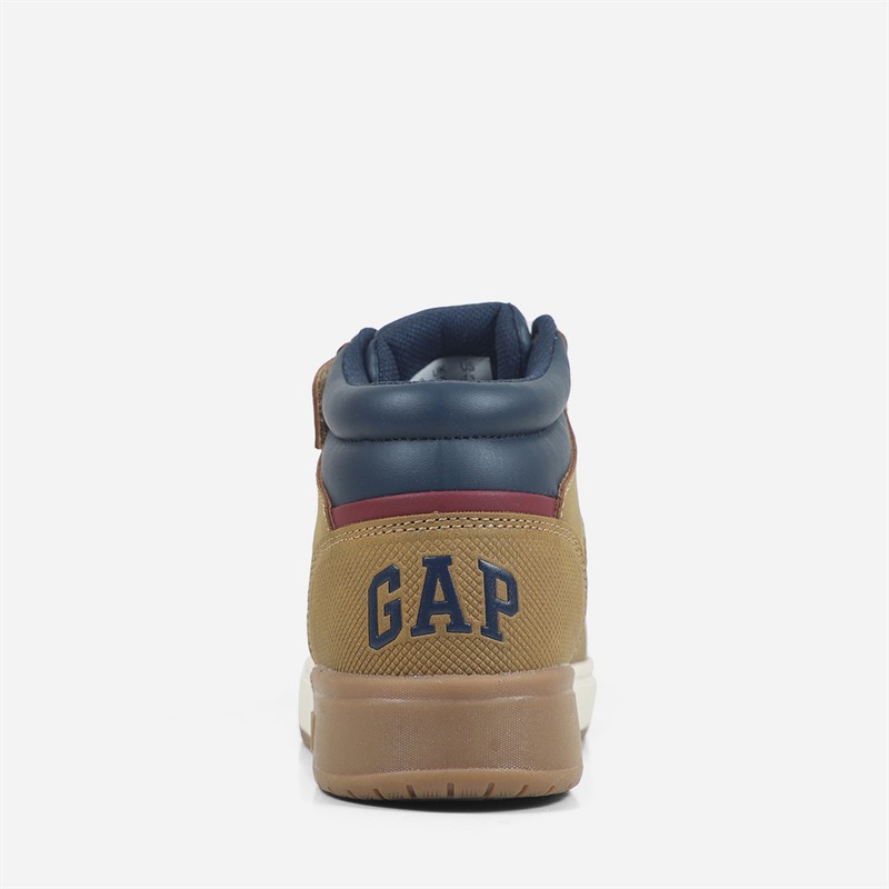 GAP Boys Travis Mid Trainers Camel/Navy Camel Navy