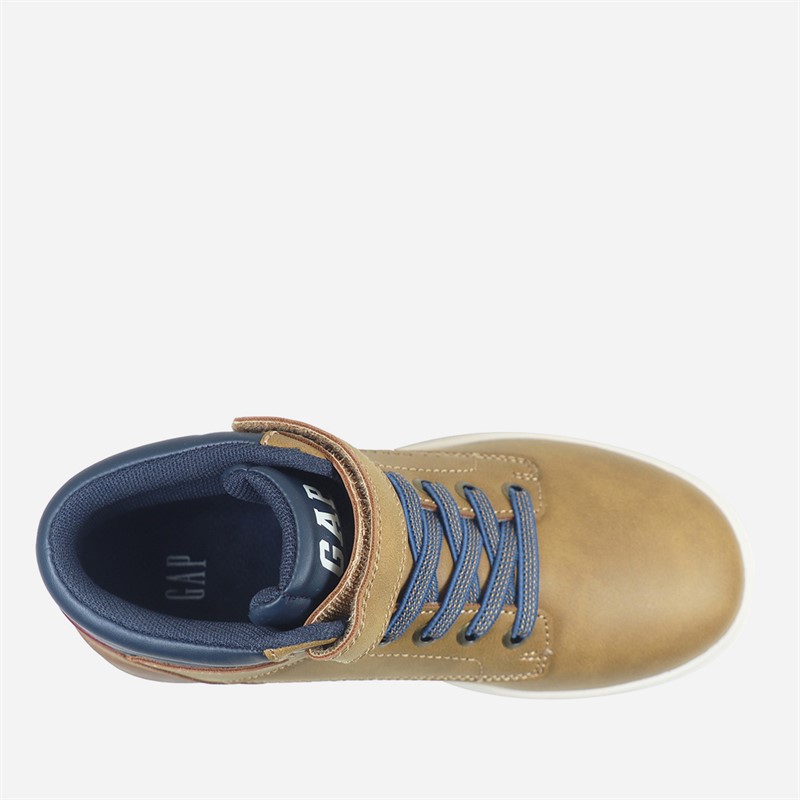 GAP Boys Travis Mid Trainers Camel/Navy Camel Navy