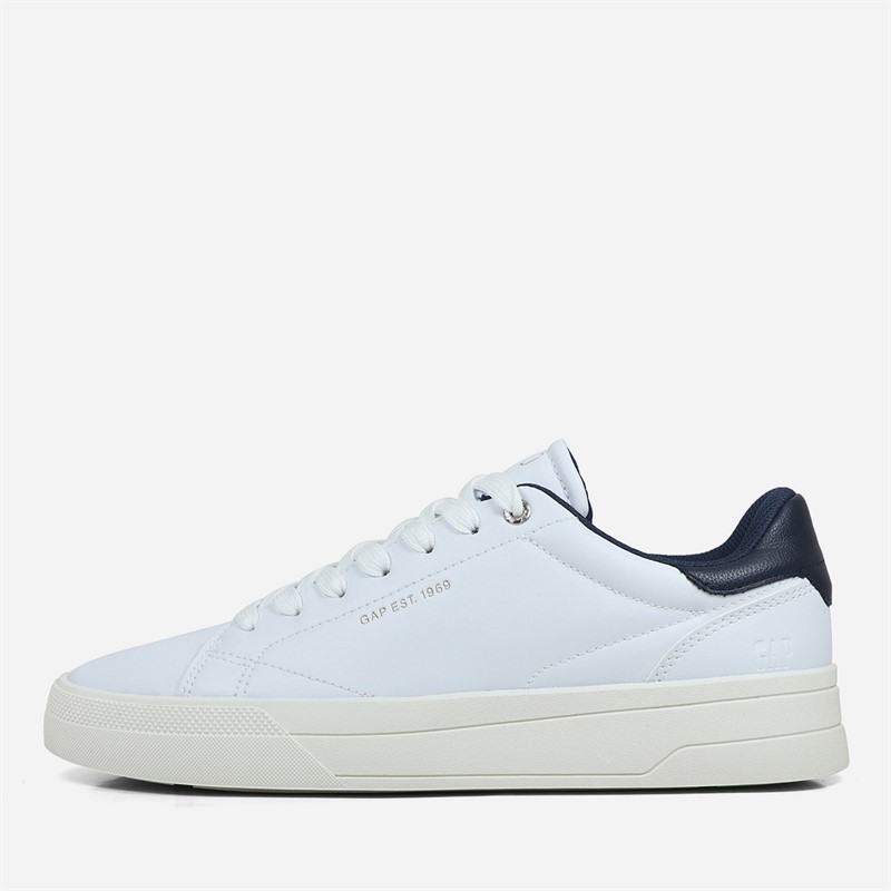 GAP Mens Moon II LTX Trainers White/Navy White Navy