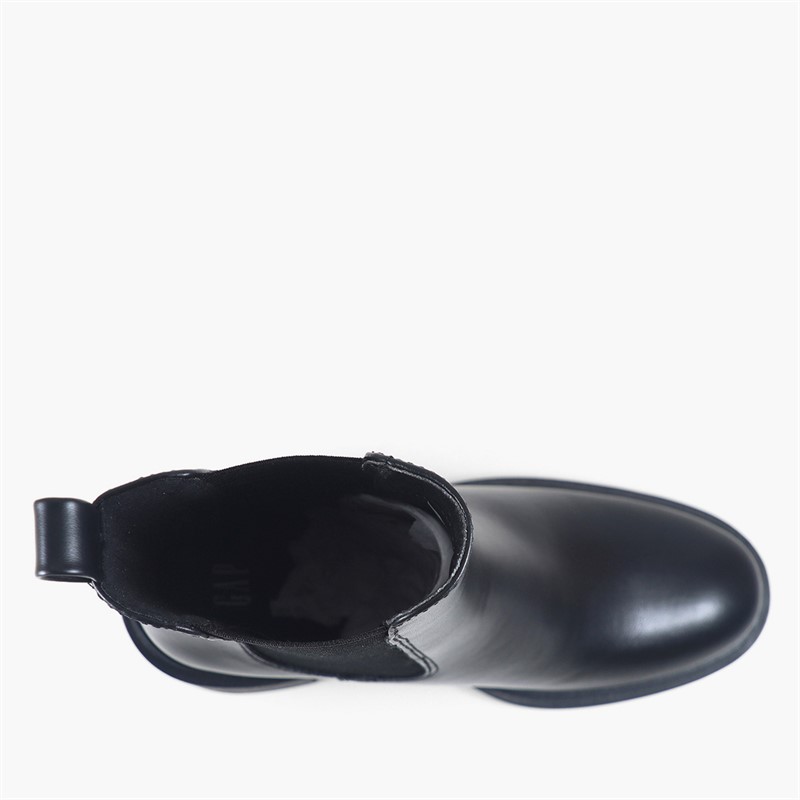 GAP Womens Roane Heeled Chelsea Boots Black