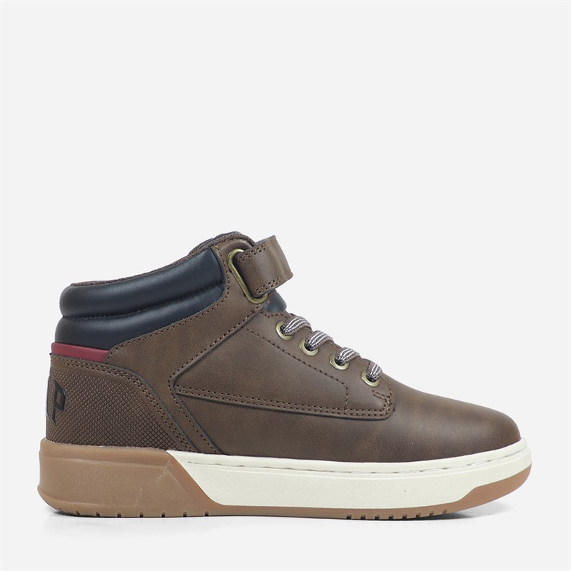 GAP Boys Travis Mid Trainers Brown/Black Brown Black