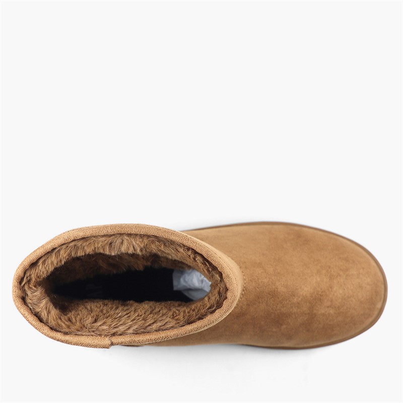 GAP Womens Aspen Mid Boots Camel