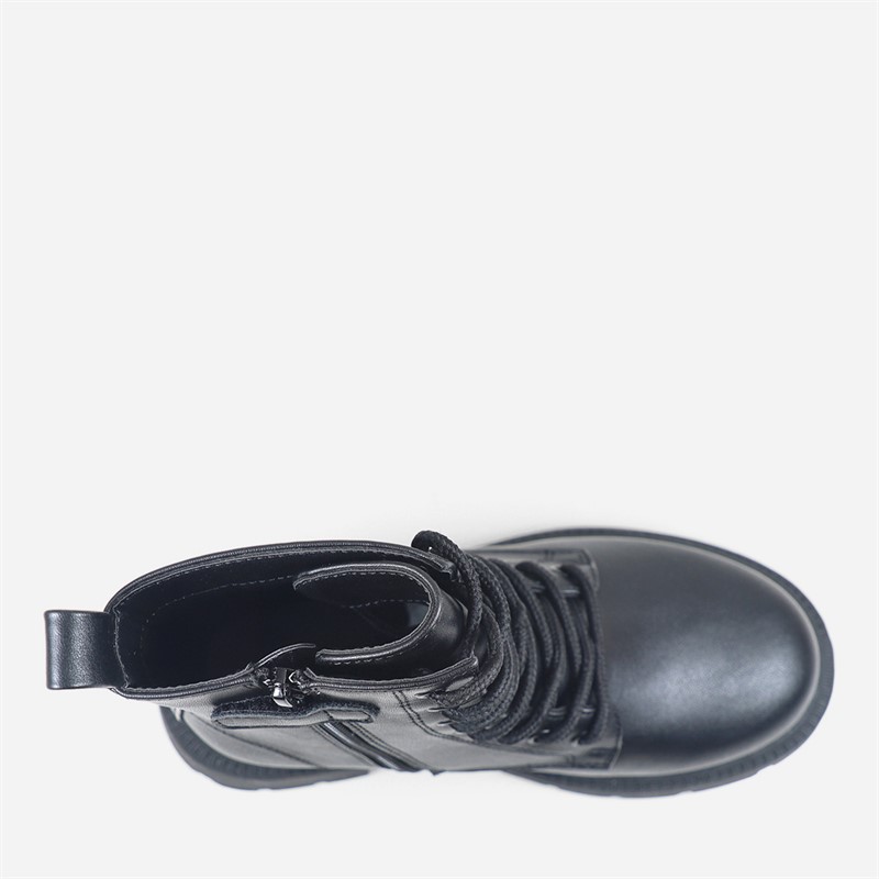 GAP Girls Selma Lace Up Boots Black
