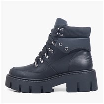 GAP Womens Michelle Lace Up Boots Black