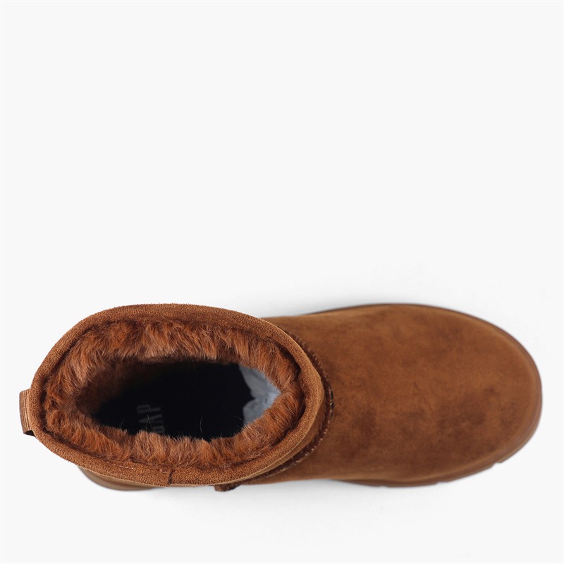 GAP Girls Alaska Refresh Mid Boots Camel