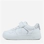 GAP Girls Chicago Trainers White/Silver White Silver