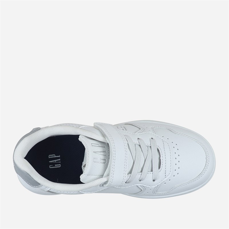 GAP Girls Chicago Trainers White/Silver White Silver