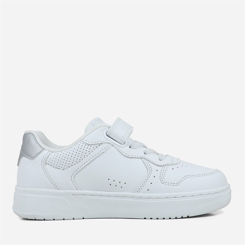 GAP Girls Chicago Trainers White/Silver White Silver
