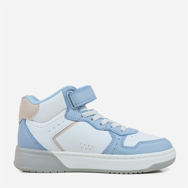 GAP Girls Chicago Mid Trainers Blue/White/Pink Blue White Pink
