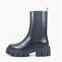 GAP Womens Sophia High Chelsea Boots Black