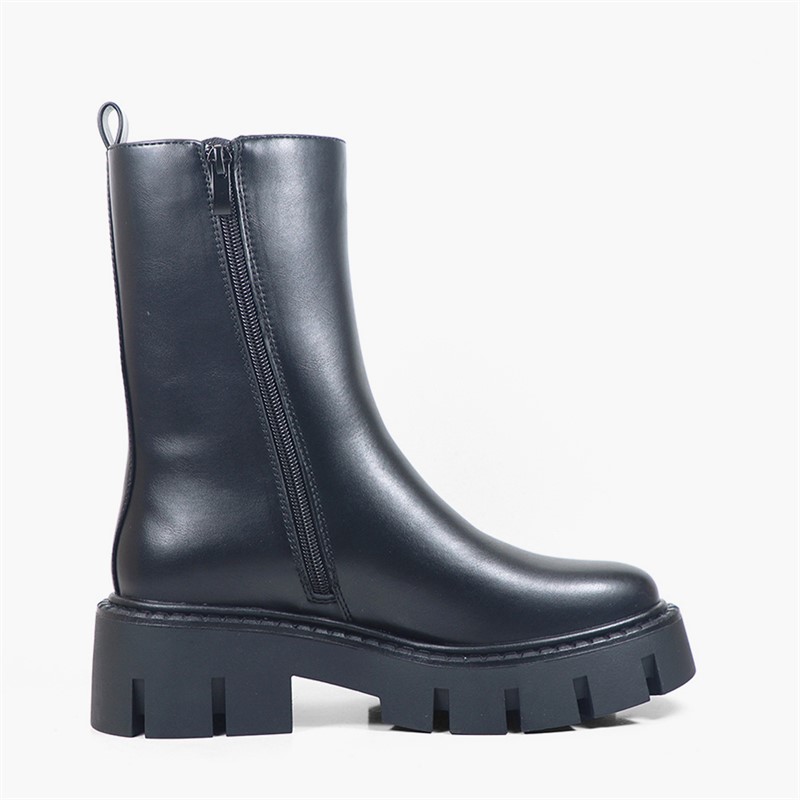 GAP Womens Sophia High Chelsea Boots Black