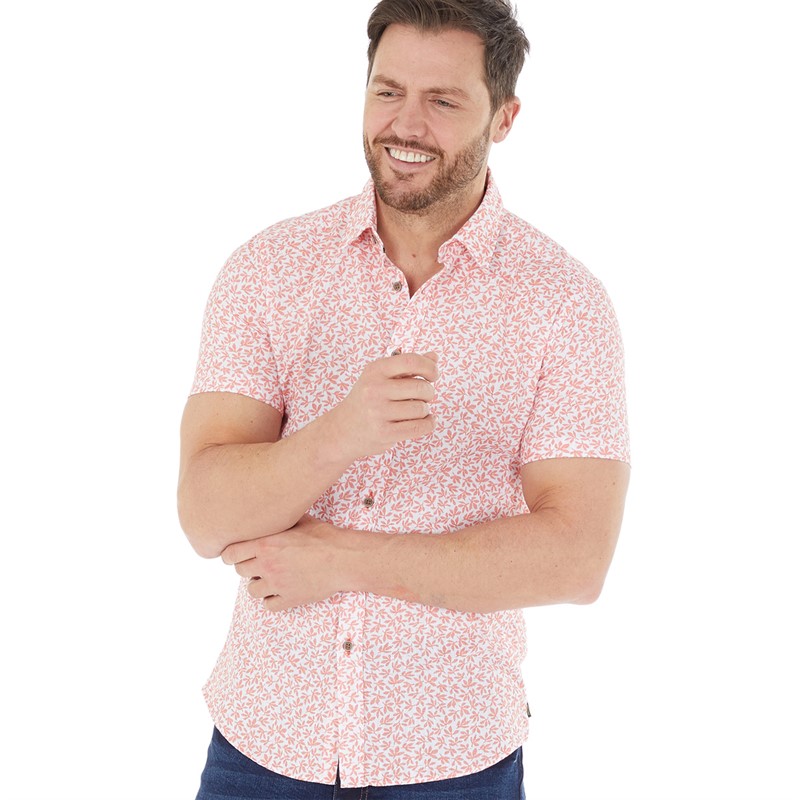 Buy Remus Uomo Mens Casual Shirt Pink 63