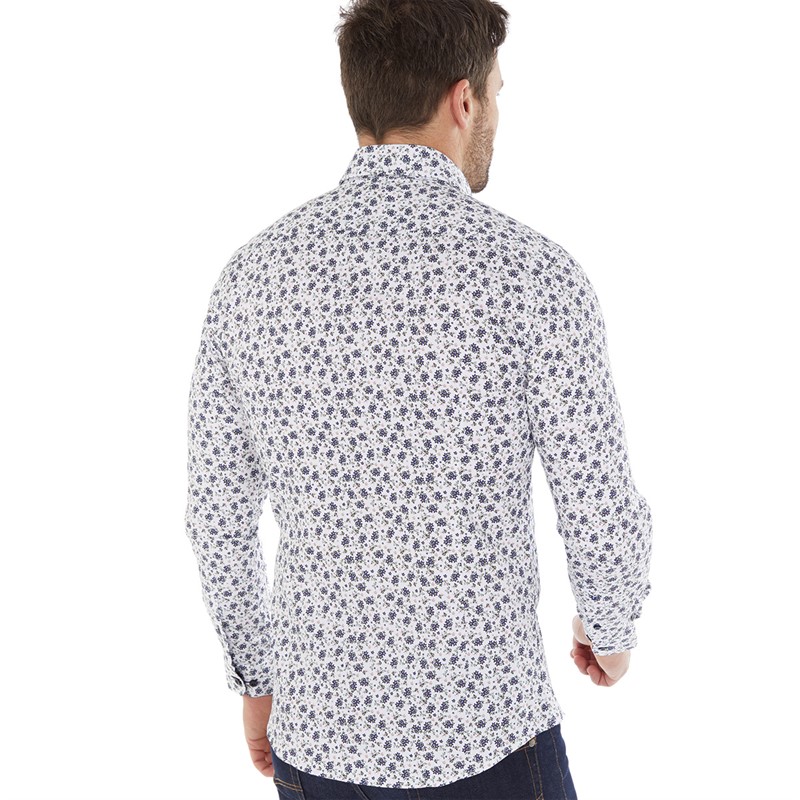 Remus Uomo Mens Formal Shirt Navy/Light 18