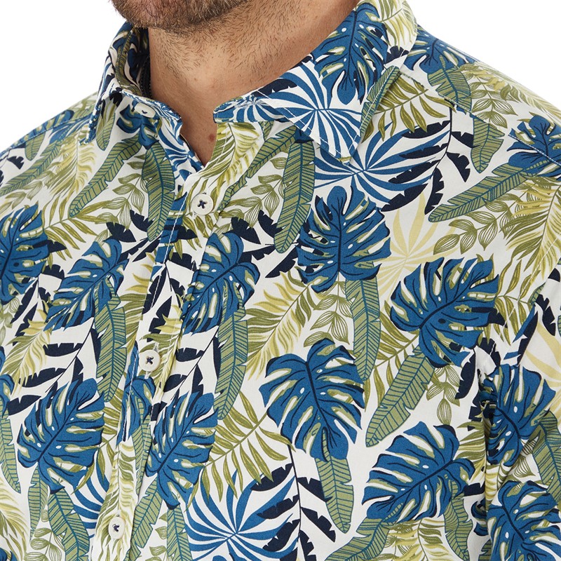 Remus Uomo Mens Casual Shirt Green