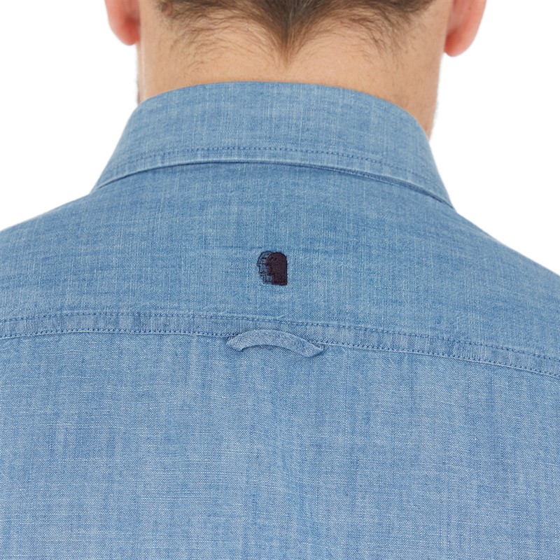 Remus Uomo Mens Casual Shirt Dark Blue 28