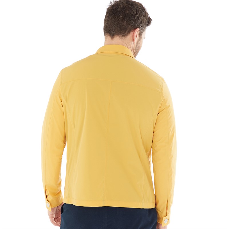 Remus Uomo Mens Long Sleeve Shirt Yellow 2