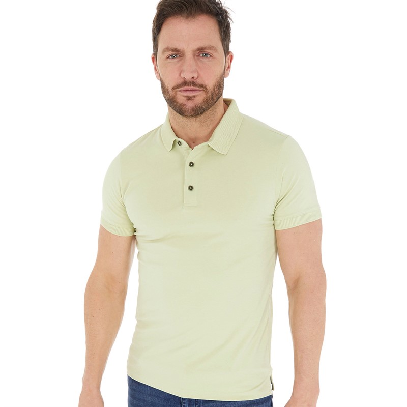 Remus Uomo Mens Polo Pistachio Green