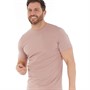 Remus Uomo Mens T-Shirt Mauve Pink