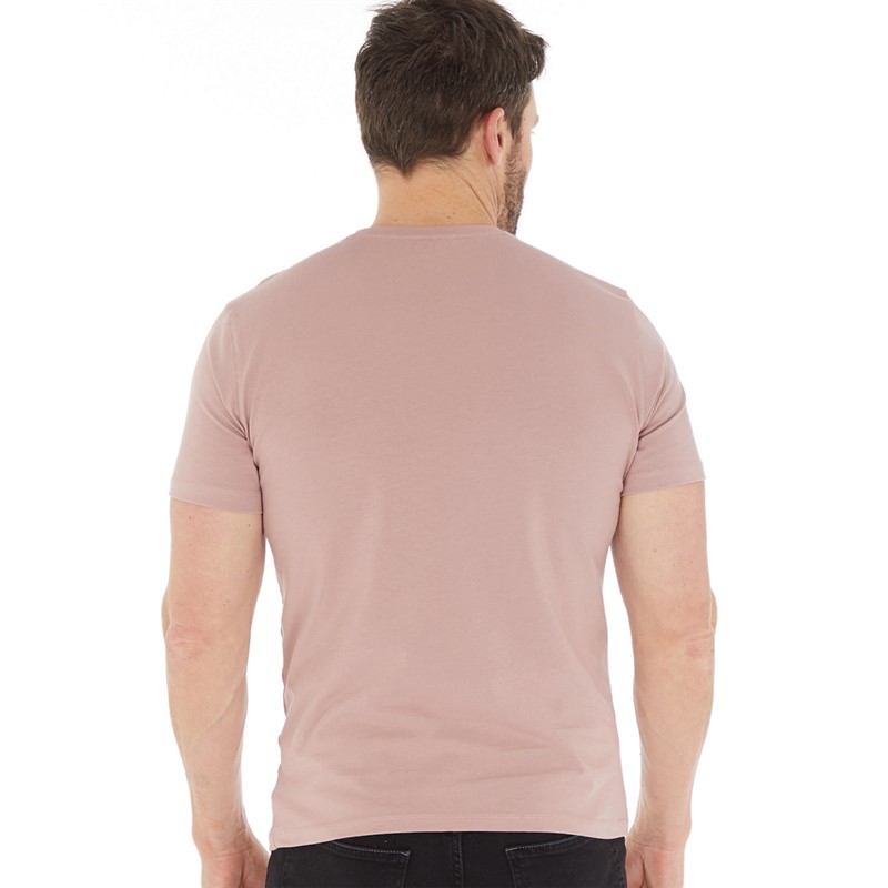 Remus Uomo Mens T-Shirt Mauve Pink