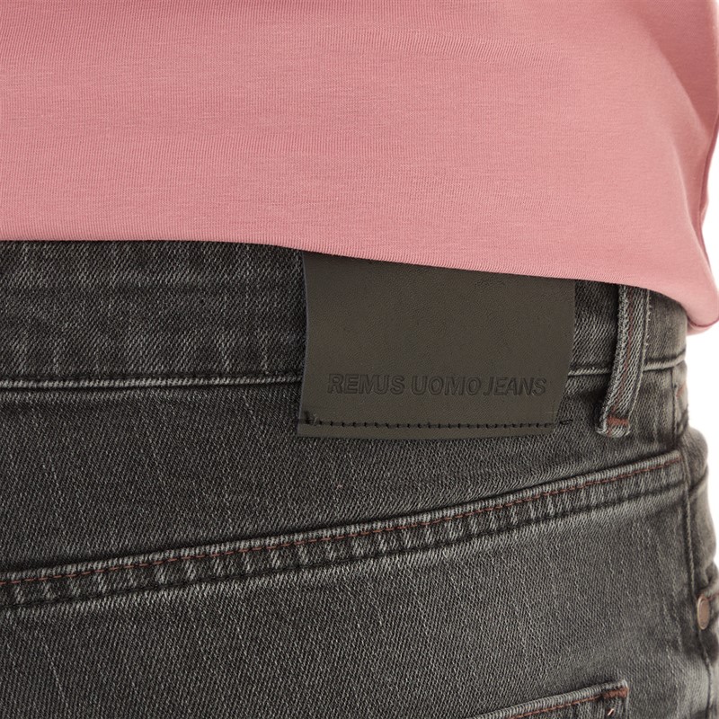 Remus Uomo Mens X Slim Leg Eco Cotton Stretch Jeans Grey