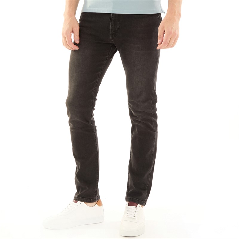 Remus Uomo Mens X Slim Fit Stretch Jeans Charcoal