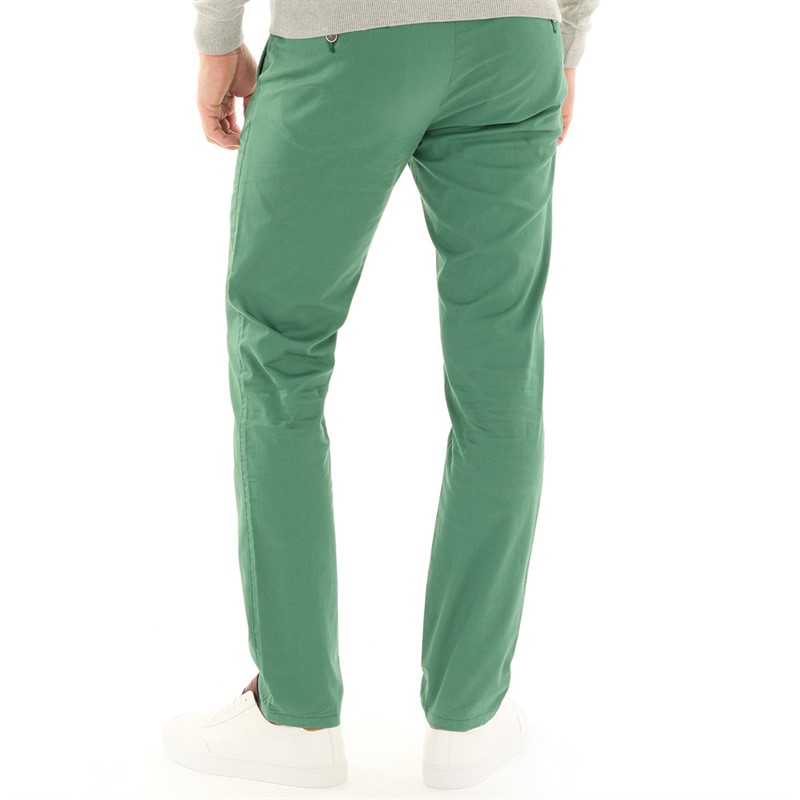 Remus Uomo Mens Emilio Slim Leg Cotton Stretch Chinos Lovat