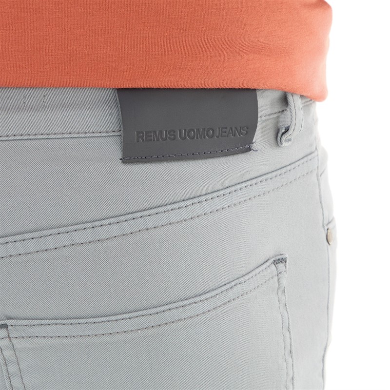 Remus Uomo Mens Slim Fit Cotton Stretch Jeans Grey