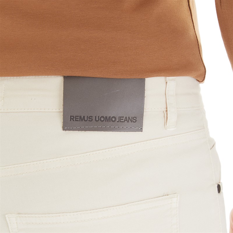 Remus Uomo Mens Apollo Slim Jeans Stone/Ecru