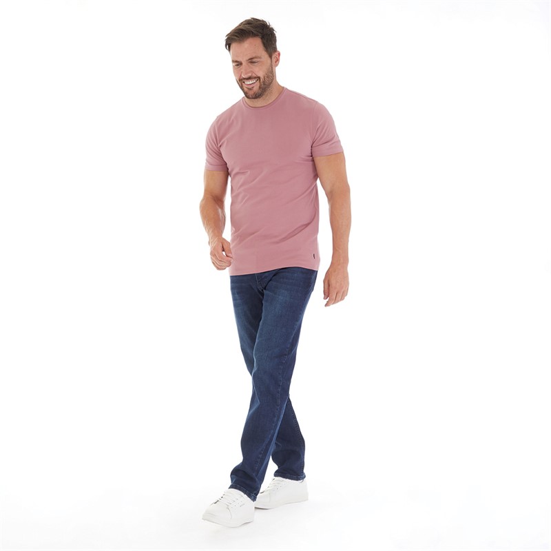 Remus Uomo Mens Rolston Straight Jeans Dark Blue