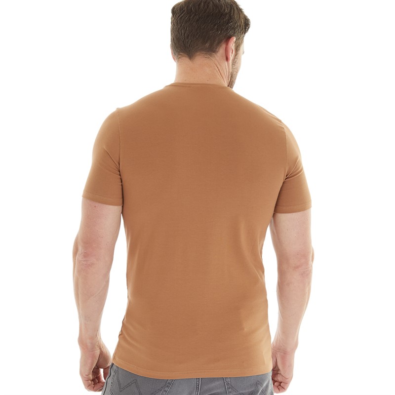 Remus Uomo Mens T-Shirt Camel