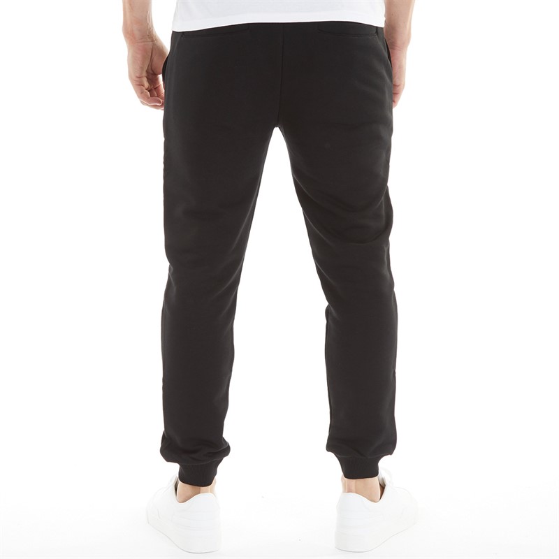 Remus Uomo Mens Tapered Fit Joggers Black