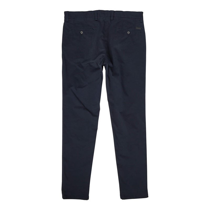 Remus Uomo Mens X-Slim Leg Cotton Stretch Chinos Navy