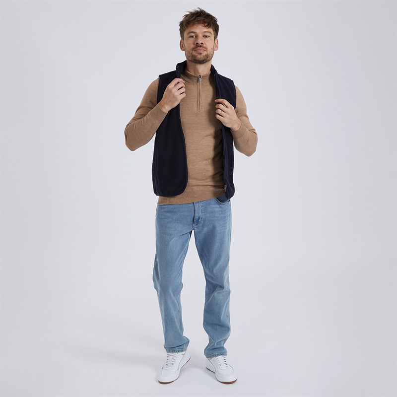Remus Uomo Mens Slim Fit Gilet Navy