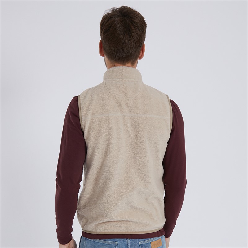 Remus Uomo Mens Slim Fit Gilet Beige