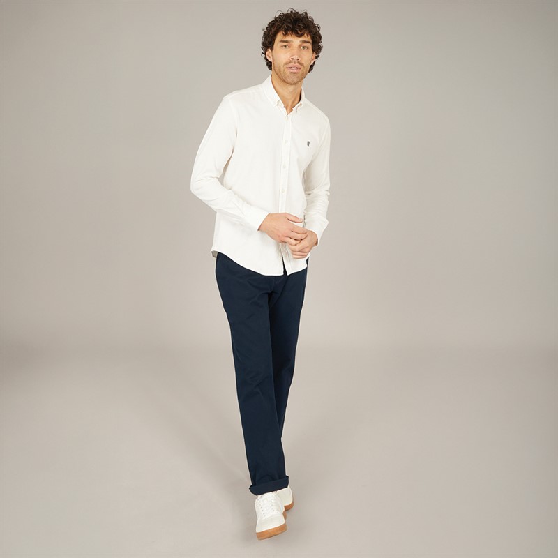 Remus Uomo Mens Slim Fit Cotton Stretch Stone
