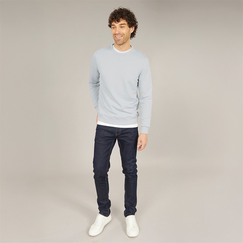 Remus Uomo Mens Crew Neck Sweatshirt Blue