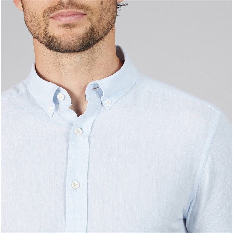 Remus Uomo Mens Shirt Light Blue