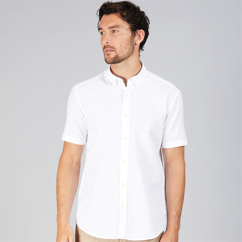 Remus Uomo Mens Shirt White - Size S/M